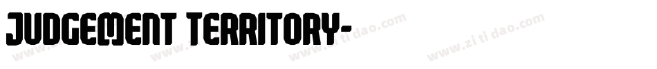 Judgement Territory字体转换